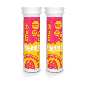 Effer-C | Strawberry Sunrise Flavor | 1000mg of Vitamin C | 2-Pack 30 Effervescent Tablets