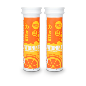 Effer-C | Tangy Tangerine Flavor | 1000mg of Vitamin C | 2 pack 30 Effervescent Tablets