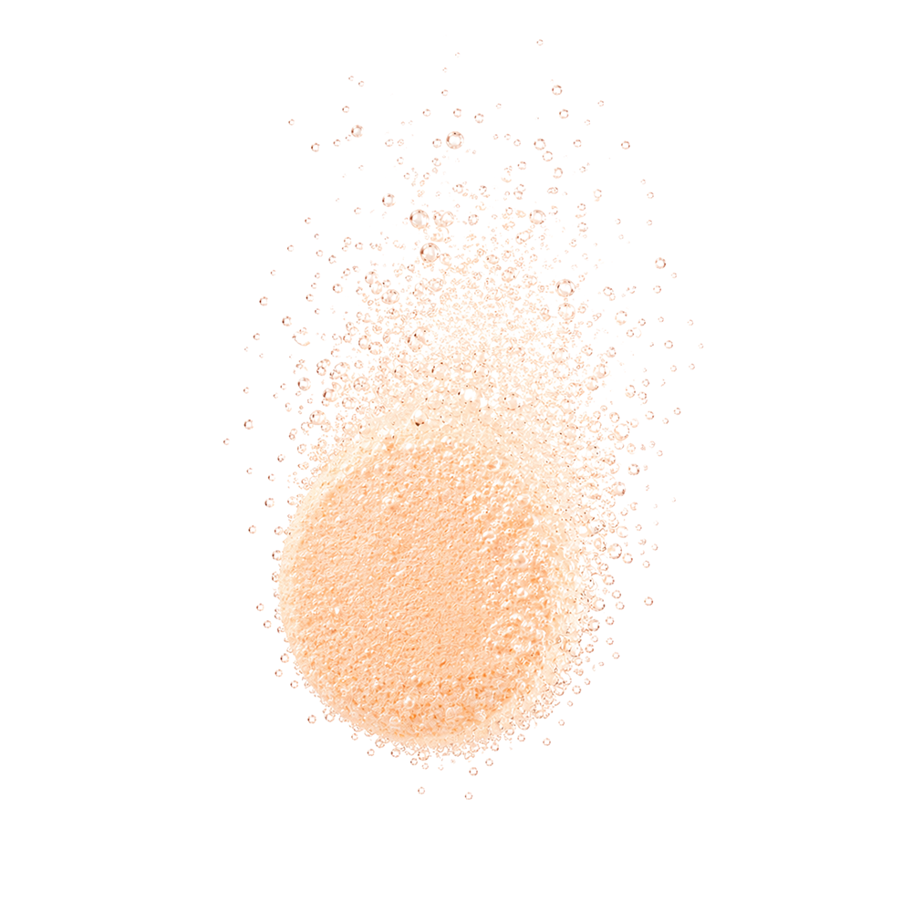 Effervescent tablet dissolving